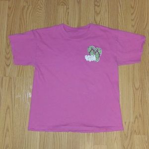 Girlie Girl Originals pink t-shirt.